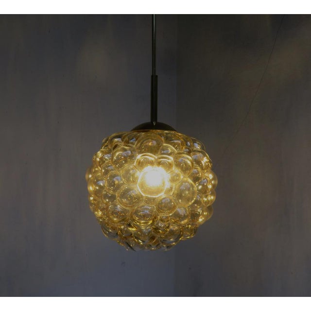 Bubble Glass Ceiling Lamp by Helena Tynell & Heinrich Gantenbrink for Limburg, 1960s For Sale - Image 6 of 18