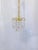 Brass Vintage 1960s Small Brass Chandelier For Sale - Image 8 of 8