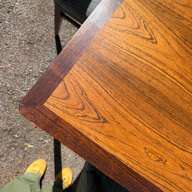 Mid 20th Century Edward Wormley for Dunbar Rosewood Dining Set With Eight Chairs and Three Leaves For Sale - Image 10 of 12