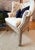 A Pair of Tufted Wingback Chairs in Ivory by Restoration Hardware Attributed to Ralph Lauren Heppelwhite Chairs For Sale - Image 16 of 18
