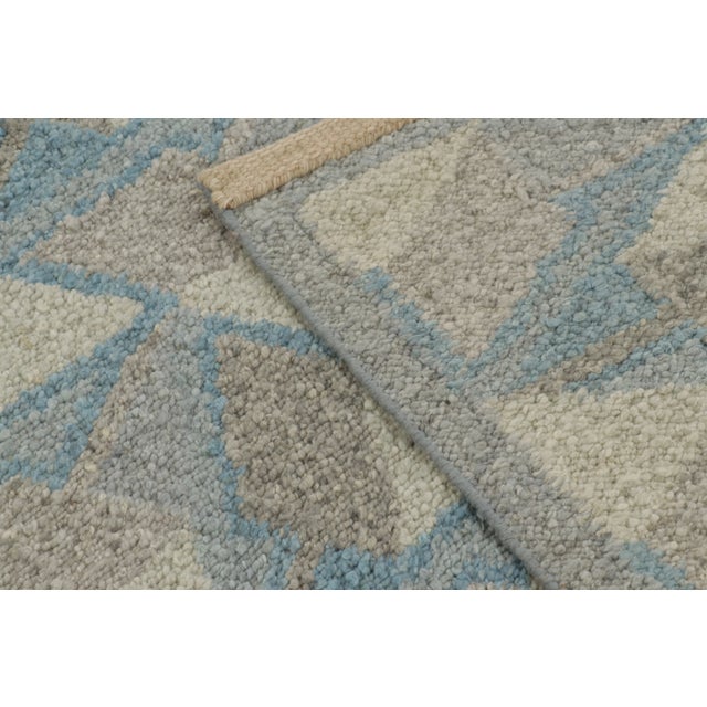 Contemporary Scandinavian Style Geometric Wool Rug by Rug & Kilim, India For Sale - Image 9 of 9