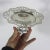 Vintage Art Deco Silverplate Pedestal Dish, Small Footed Pierced Tray For Sale - Image 6 of 9