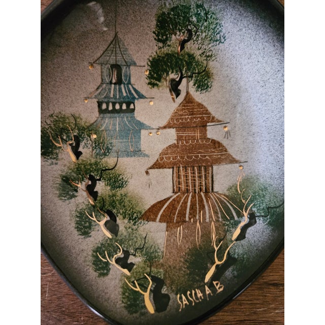 Asian Vintage Sascha Brastoff Ceramic Bowl For Sale - Image 3 of 12