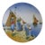 Dutch Coastal Scene Wall Plate, Sailboats, Beach House Decor (30cm) For Sale