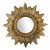 Convex Gilt Resin Sunburst Mirror, France, 1960s For Sale