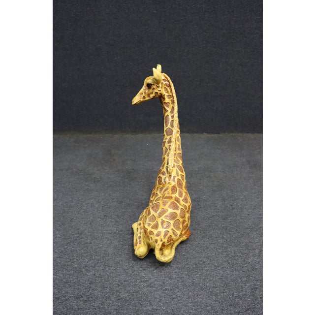 Brown Giraffe Figurative Sculpture For Sale - Image 8 of 8