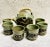Japanese 1940s Otagiri Soma Ware Somayaki Mid Century Japanese Tea Set- 7 Pieces For Sale - Image 3 of 13
