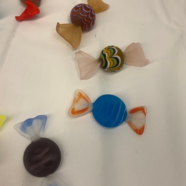 1960s Vintage Murano Glass Candies - Set of 10 For Sale - Image 5 of 6