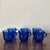 Glass Vintage Forte Crisa Cobalt Blue Glass Mugs, Set of 6 For Sale - Image 7 of 8