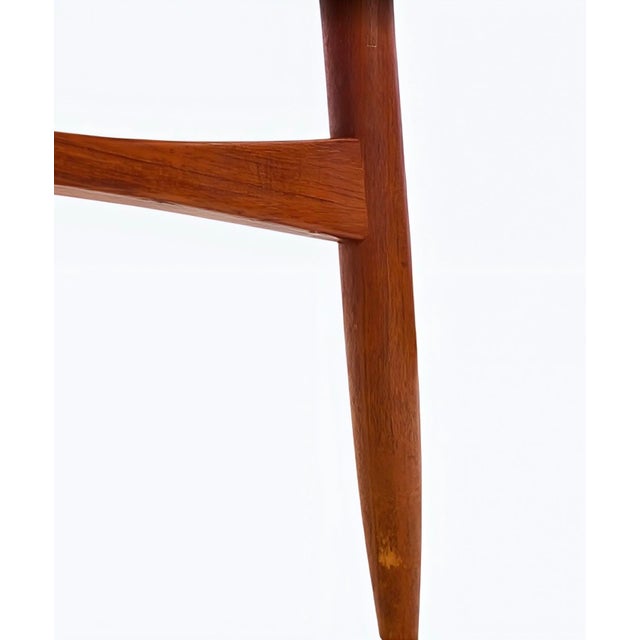 Brown Mid-Century Scandinavian Modern Boomerang Teak Coffee Table by Svante Skogh for Laauser, 1950s For Sale - Image 8 of 12