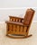 Mission Stickley Upholstered Large Mission Oak Rocking Chair For Sale - Image 3 of 18
