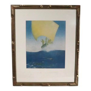 Maxfield Parrish Prince Codadad and His Brothers Framed Print