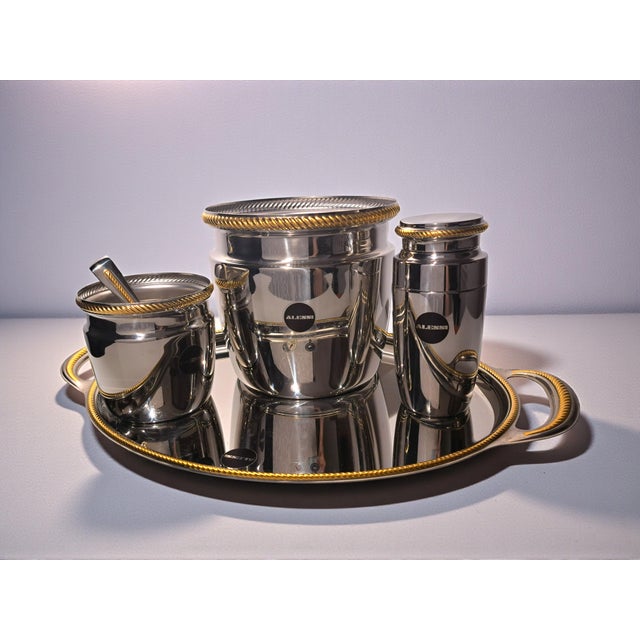 Alessi Mercurio Barware Set in Stainless Steel, 1970s, Set of 5 For Sale - Image 11 of 11