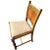 Wood Antique English Edwardian Arts & Crafts Oak Dining Chairs With New Leather Seats - Set of 6 - Circa 1905 For Sale - Image 7 of 8