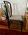 1980s Henredon Style Black Lacquer, Wood, and Brass Side Chairs- Set of 4 For Sale - Image 5 of 11