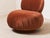 Textile 1970’s Burnt Orange Lounge Chair For Sale - Image 7 of 12