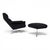 Gray Siesta 62 Lounge Chair with Ottoman by Jacques Brule for Kaufeld, 1960s, Set of 2 For Sale - Image 8 of 18