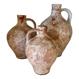 Marne Brown & Off-White Demijohn, Set of 3 For Sale