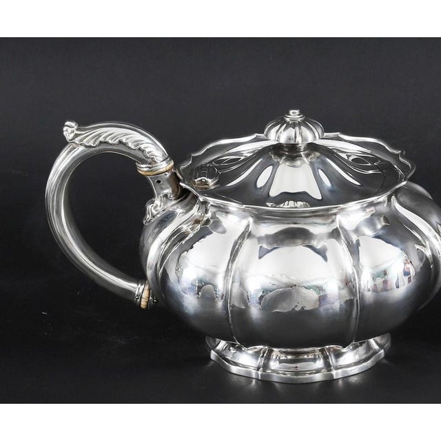 Antique Georgian Sterling Silver Teapot by Paul Storr, 19th Century For Sale - Image 6 of 18