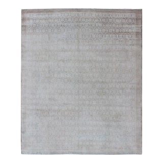 Mid 20th Century Vintage Turkish Rug With Small-Scale Repeating Pattern and Modern Design For Sale