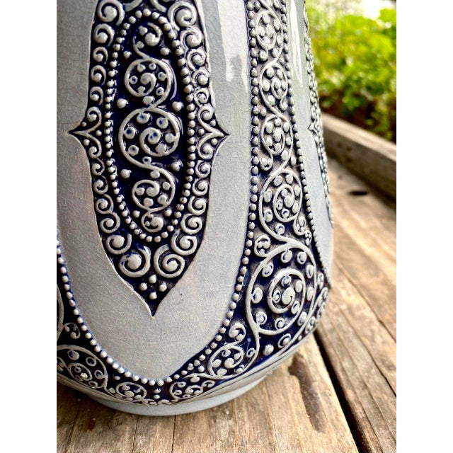 Wick-Werke German Jugendstil Salt-Glazed Stoneware 2½-Liter Lidded Pitcher, C. 1920s For Sale - Image 13 of 18