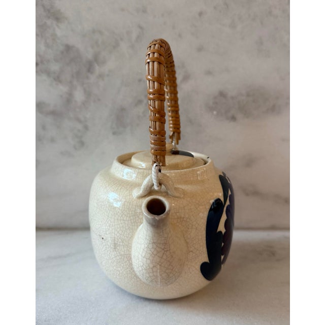 Mid 20th Century Vintage Japanese Ceramic Tea Pot For Sale - Image 5 of 10