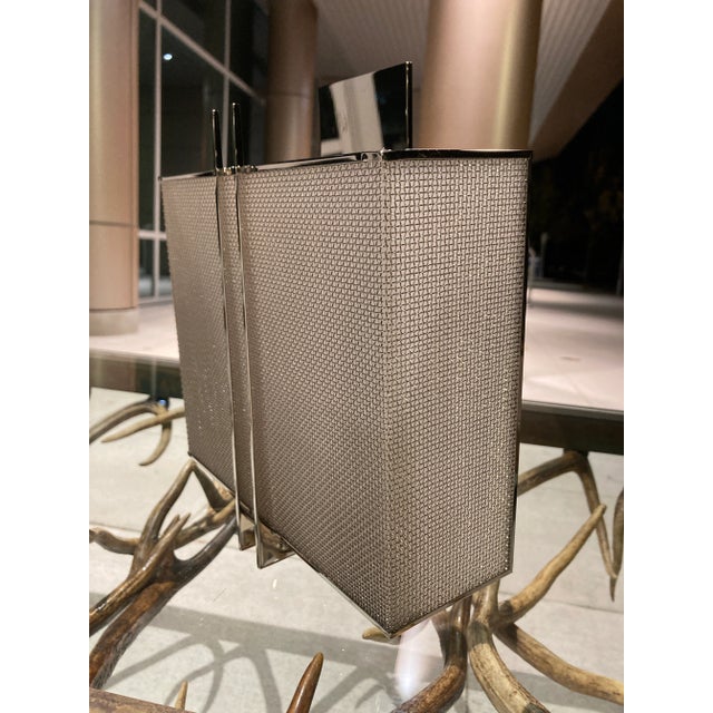 Polished Nickel “Apollo” Wall Sconce With Opaque Shade From Holly Hunt Chicago For Sale In Denver - Image 6 of 13