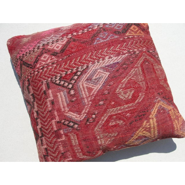 Art Deco Vintage Kilim Rug Pillow Cover For Sale - Image 3 of 12