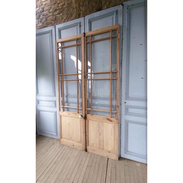 Double-Leaf Glass Doors, Set of 2 For Sale - Image 6 of 16