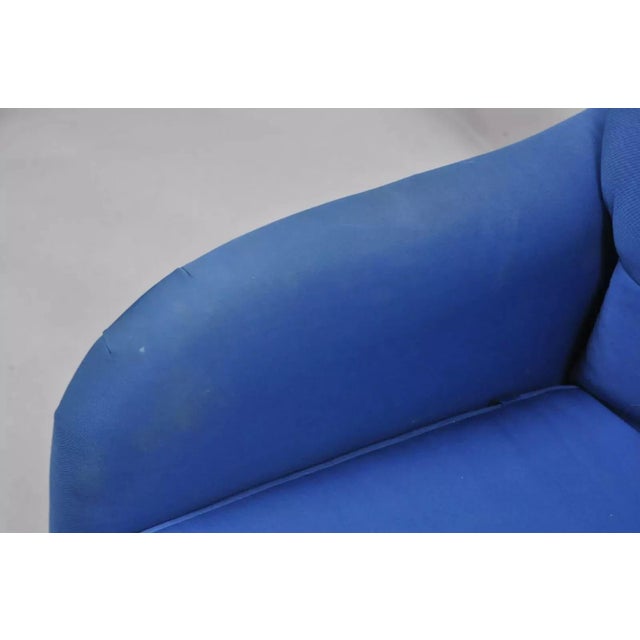 Metal Late 20th Century Milo Baughman Thayer Coggin Mid Century Modern Swivel Tilt Club Lounge Chair For Sale - Image 7 of 12