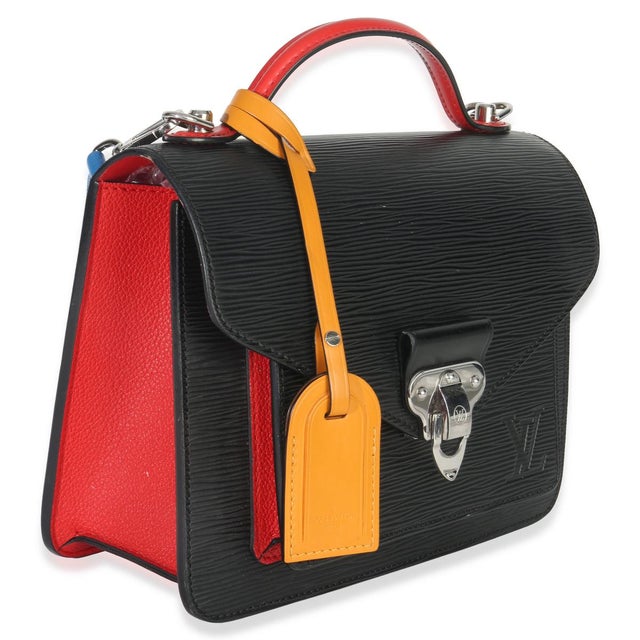 Contemporary Black Red Blue Epi Neo Monceau Bag For Sale - Image 3 of 9