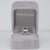 2020s 2Ct Gia Certified Ceylon Sapphire Estate Ring With Natural Diamonds in Platinum, Size 4.75 For Sale - Image 5 of 10