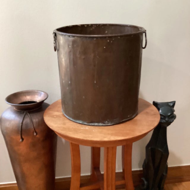 Antique Neoclassical Dutch Copper Log Holder, Early 19th Century For Sale - Image 10 of 12