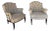 Pair of French Small Scale Napoleon III Armchairs With Diamond Tufting For Sale