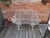 Rare English Gothic Regency Wirework and Wrought Iron Garden Bench 1820s For Sale - Image 12 of 13
