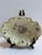 Antique 1900s Limoges France Handprinted Floral Scalloped Edges Gold Trim Serving Dish 7" For Sale - Image 14 of 16