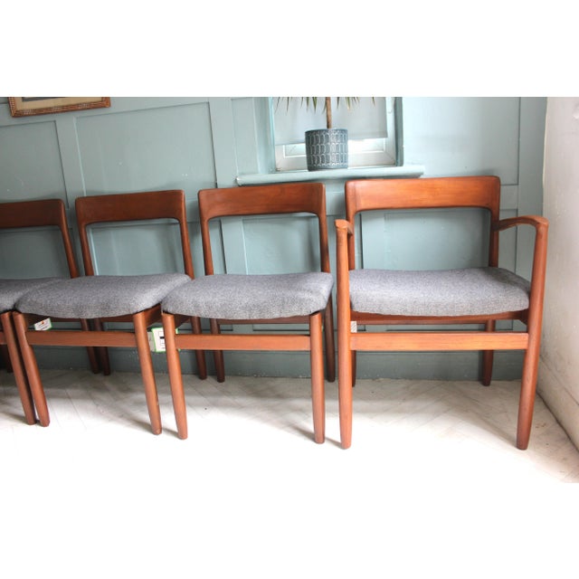 Mid-Century Table and Chairs Set attributed to John Herbert for A Younger Ltd ,1960s, Set of 7 For Sale - Image 13 of 18