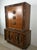 Mid Century Modern Armoire With Five Drawers and Unique Brass Hardware For Sale - Image 4 of 18
