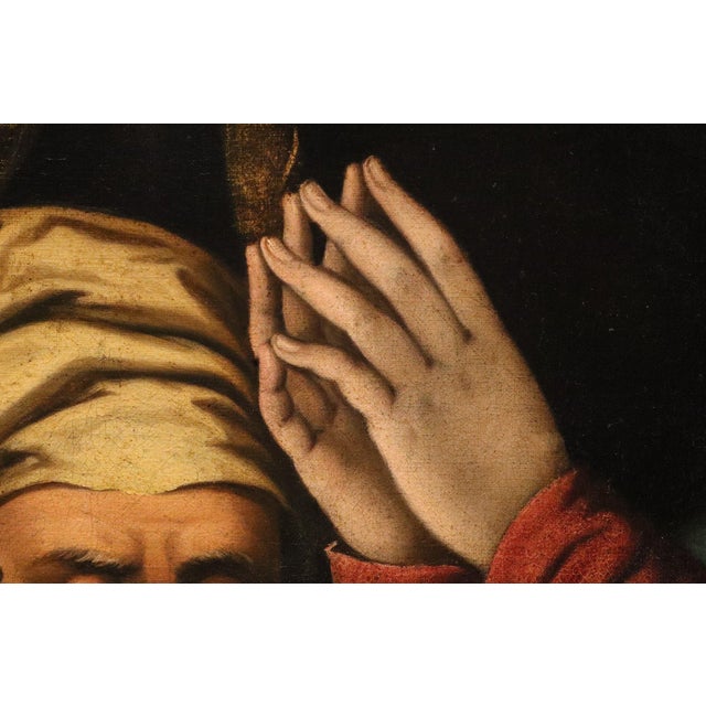 Scipione Pulzone, Madonna and Child, 1590, Oil on Canvas For Sale - Image 6 of 16