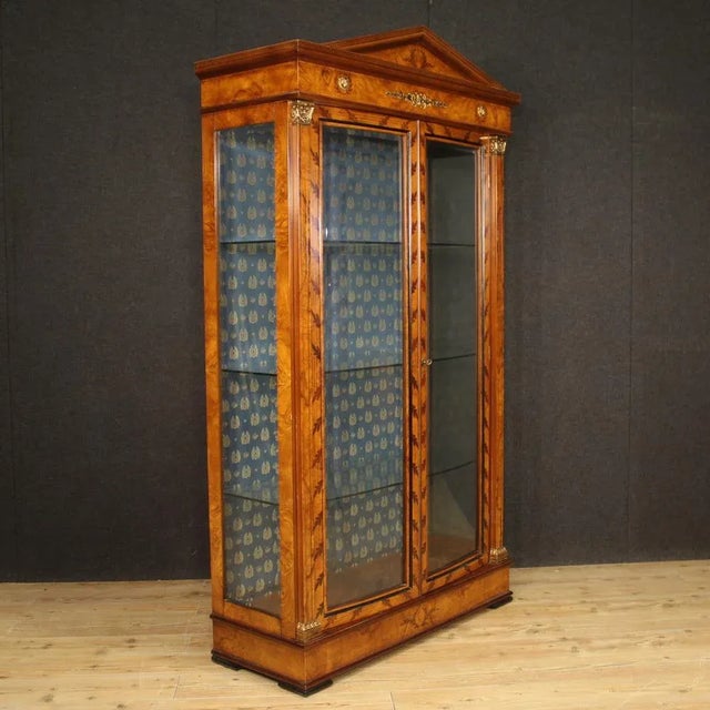 Vintage Neoclassical Showcase, 1980s For Sale - Image 9 of 13