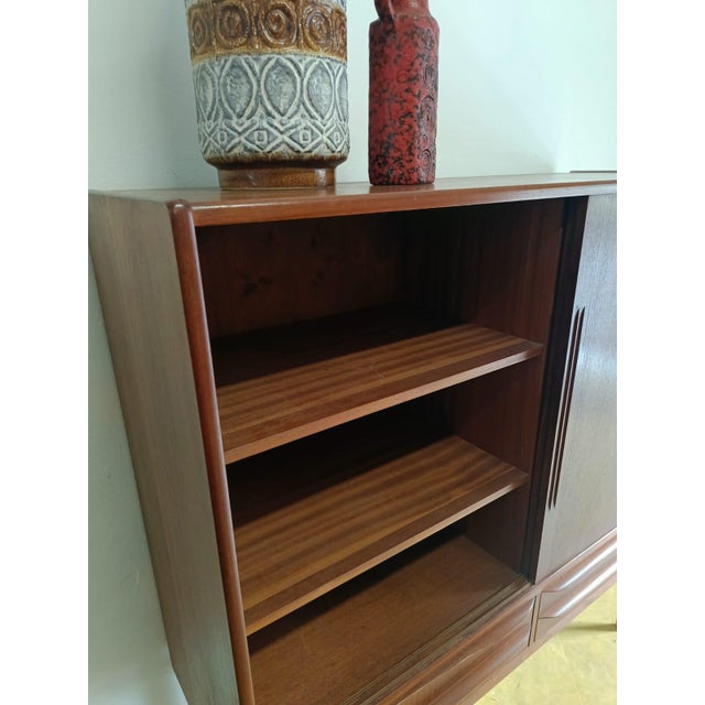 Brown Vintage Danish Bar Cabinet, 1950s For Sale - Image 8 of 10