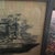 MCM 1940s Wpa Charcoal & Ink Interiors Painting /Framed For Sale - Image 4 of 7