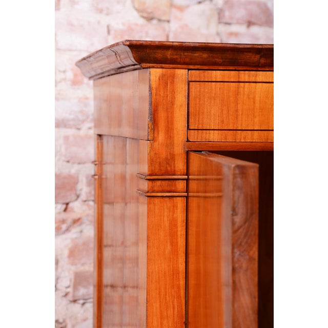 Biedermeier Side Cabinet in Cherry Wood, Czech, 1830s For Sale - Image 3 of 16