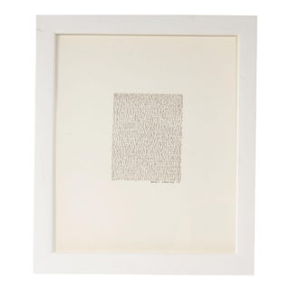 1975 Abstract Ink Drawing by Russell Forester For Sale