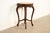Romweber Romweber Style French Provincial Louis XV Carved Walnut and Satinwood Inlaid Marquetry Side Table, Circa 1930s For Sale - Image 4 of 14