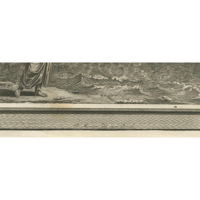 18th Century Pieter Mortier, Jehoiakim Burns Jeremiah's Scroll and Ezekiel's Vision, 1700, Engraving For Sale - Image 5 of 12