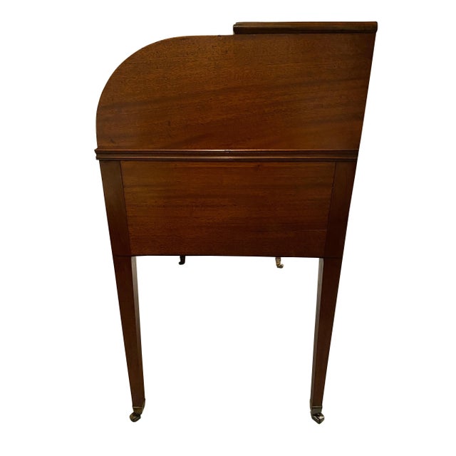 George III Mahogany Tambour Desk For Sale - Image 10 of 13