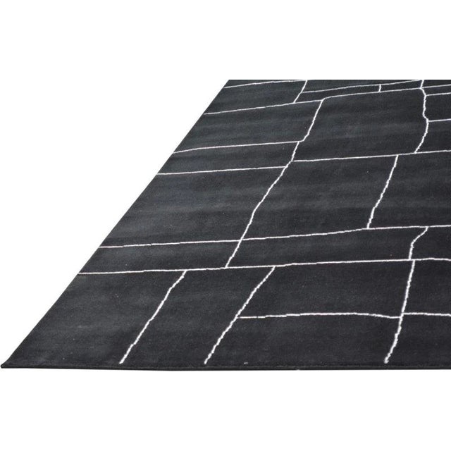 Moroccan Beni Ourain Hand Knotted Wool Rug, 9'2''x12'2' For Sale In New York - Image 6 of 6