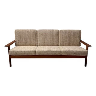 Mid-Century Modern Antimott Three-Piece Sofa by Walter Knoll & Wilhelm Knoll, 1960s For Sale