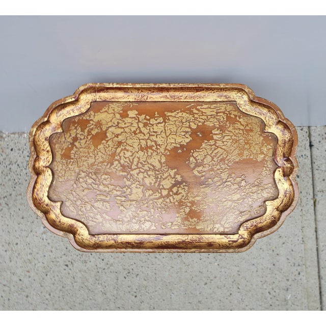 Italian Gold Giltwood Side Table For Sale - Image 16 of 17